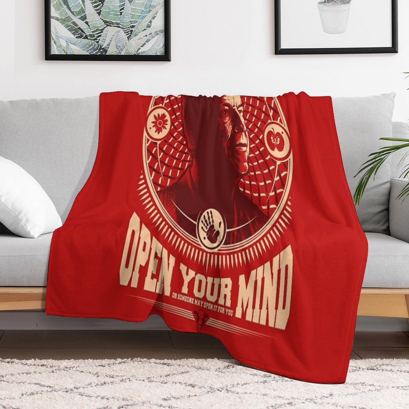 Fringe Science Sustainable Throw Blanket