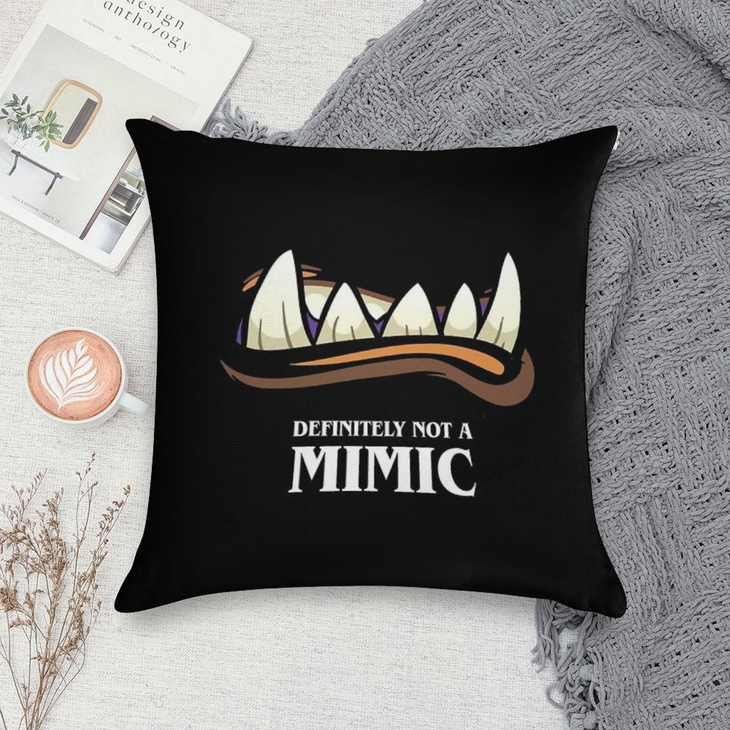 Definitely Not A Mimic Tabletop RPG Gaming Soft Warmth Comfort Throw Pillow