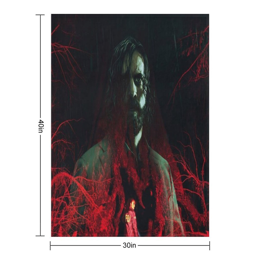 Alan Wake 2 Game, Alan Wake Ii Artwork Machine-washable Throw Blanket