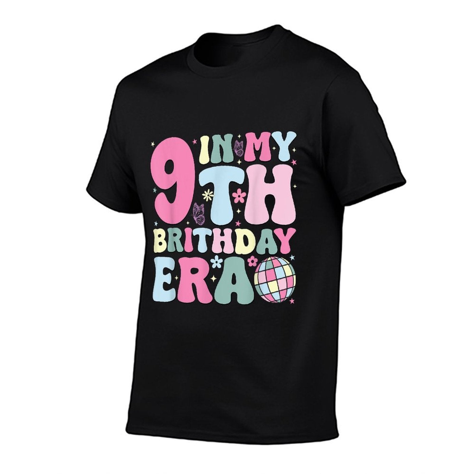 In My 9th Birthday Era Nine Bday 9 Year Old Birthday Girl  Eco-friendly Material T-Shirt