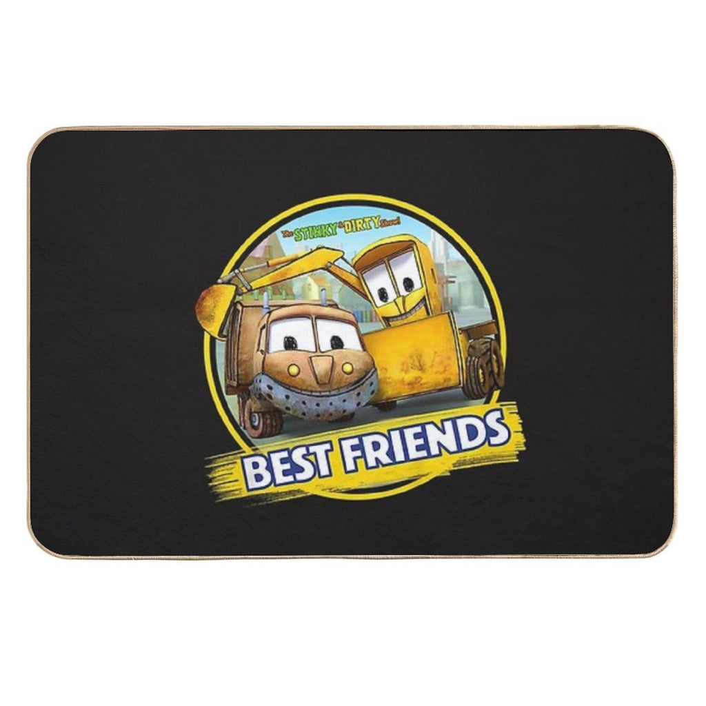 Kids The Stinky And Dirty Show - Best Friends  Non-Slip Bath Mat
