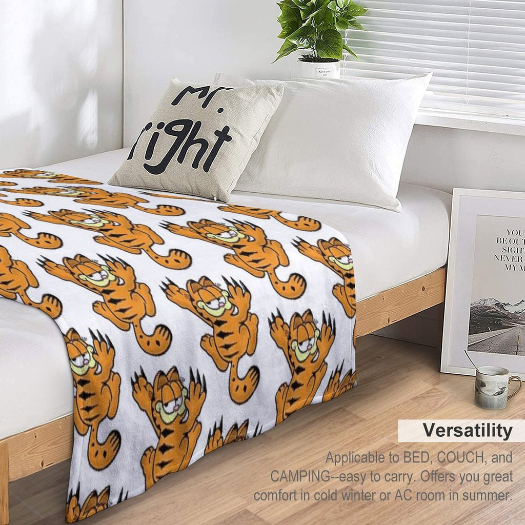 Cute Garfield Compact Throw Blanket