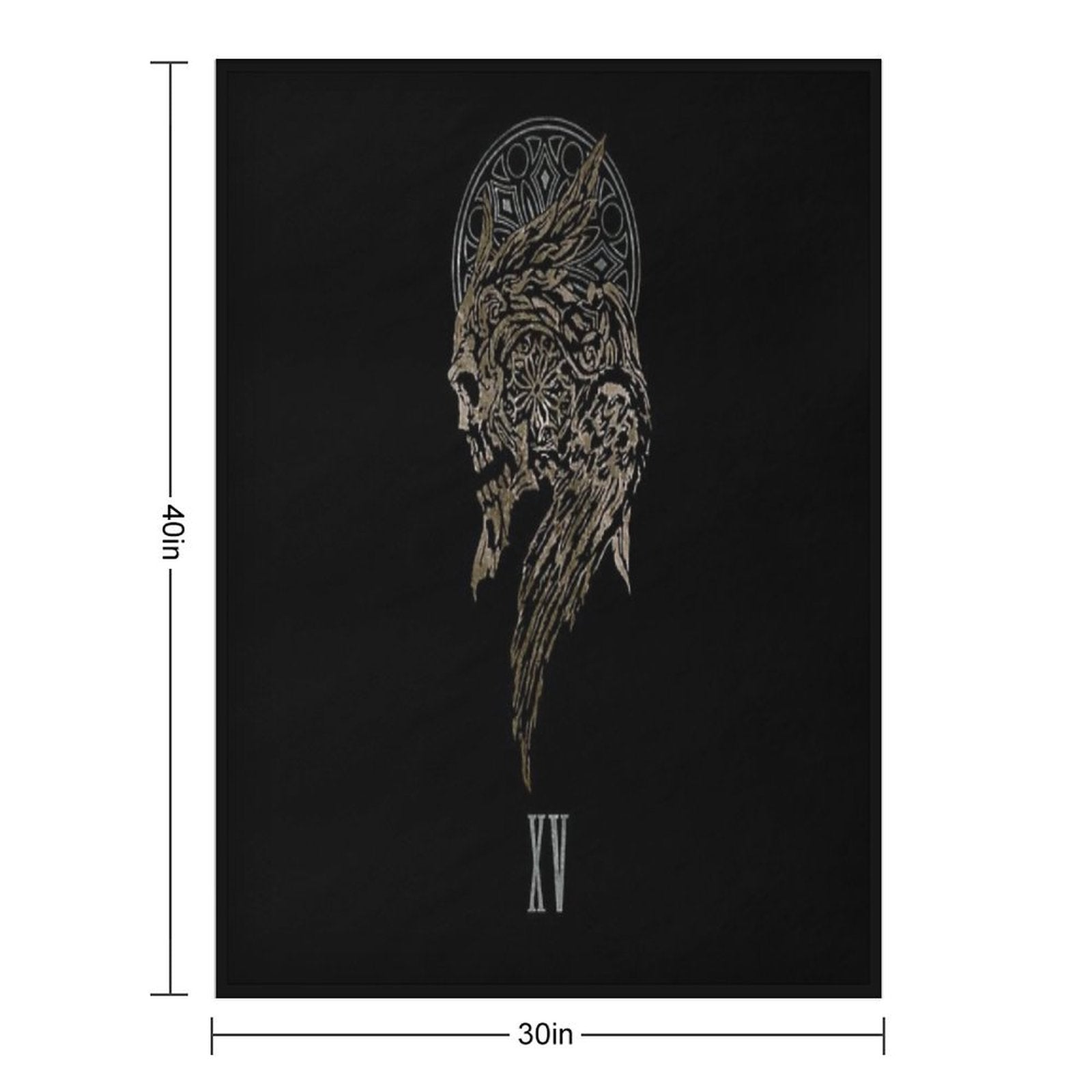 The Lucian Crest Velvety-soft Throw Blanket