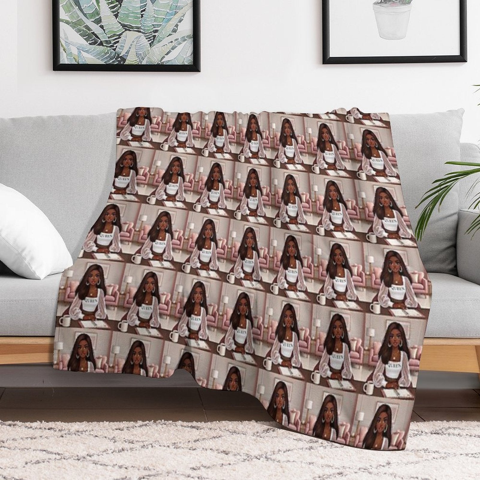 Stunning, Bold And Beautiful Quick-dry Throw Blanket