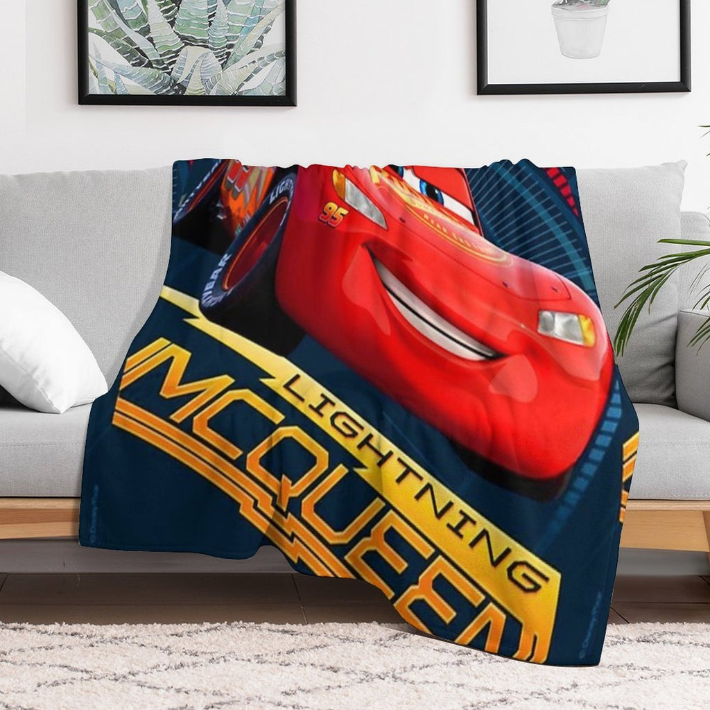 Lets Go Gaz in Car Machine-washable Throw Blanket