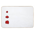 Poppies, Poppies, Poppies!  High-Traffic Bath Mat