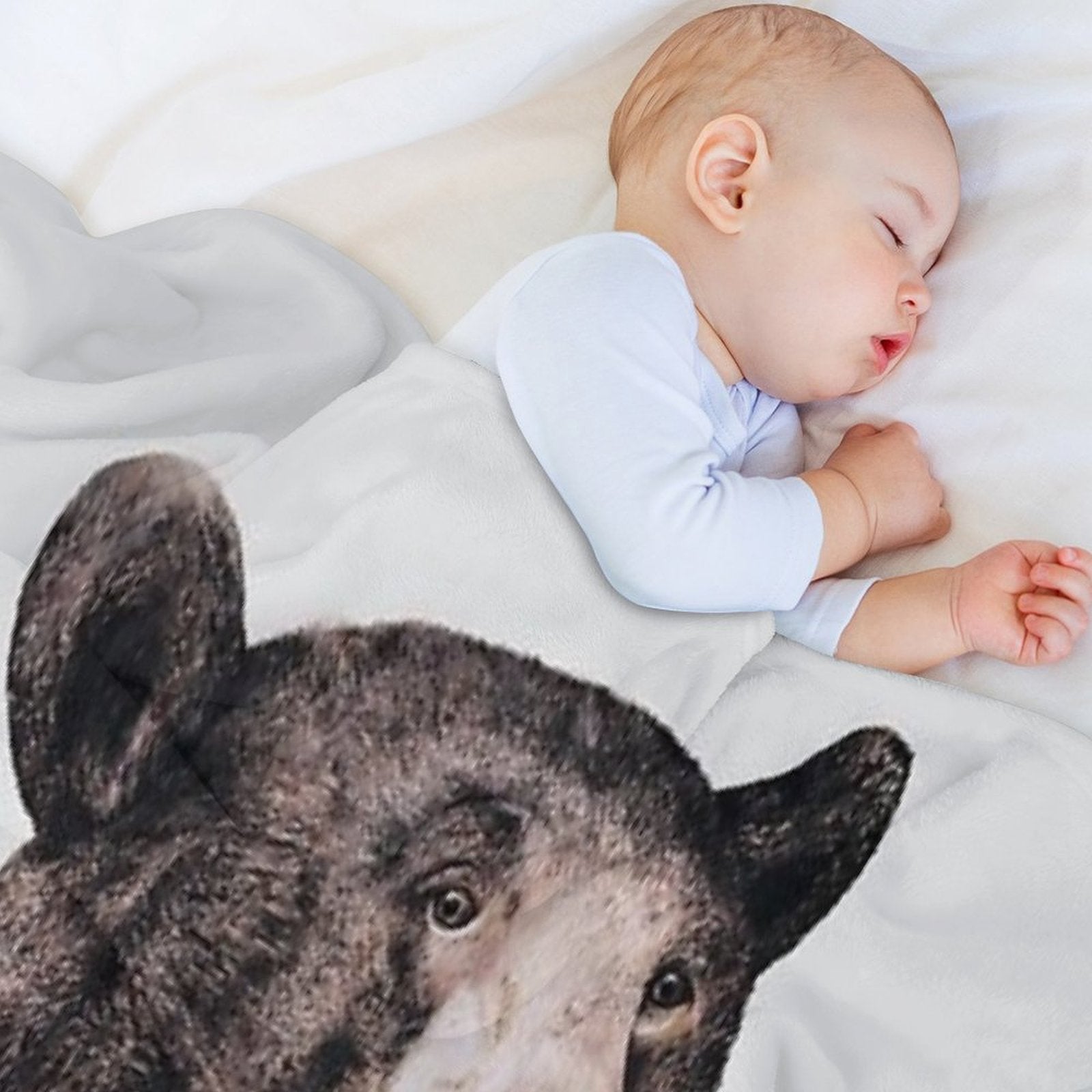 Black Bear Durable Throw Blanket