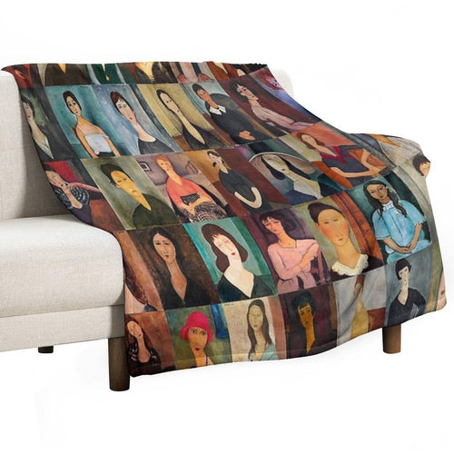 Amadeo Modigliani Eco-conscious Throw Blanket