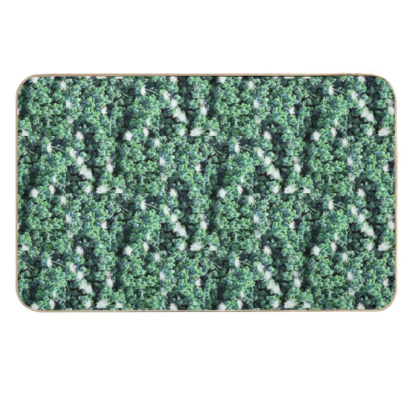 Some Beautiful White Flowers  Slip-Resistant Bath Mat