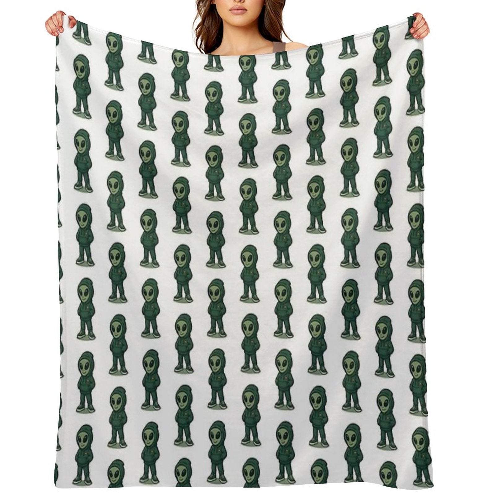 Alien Swag Lightweight Throw Blanket