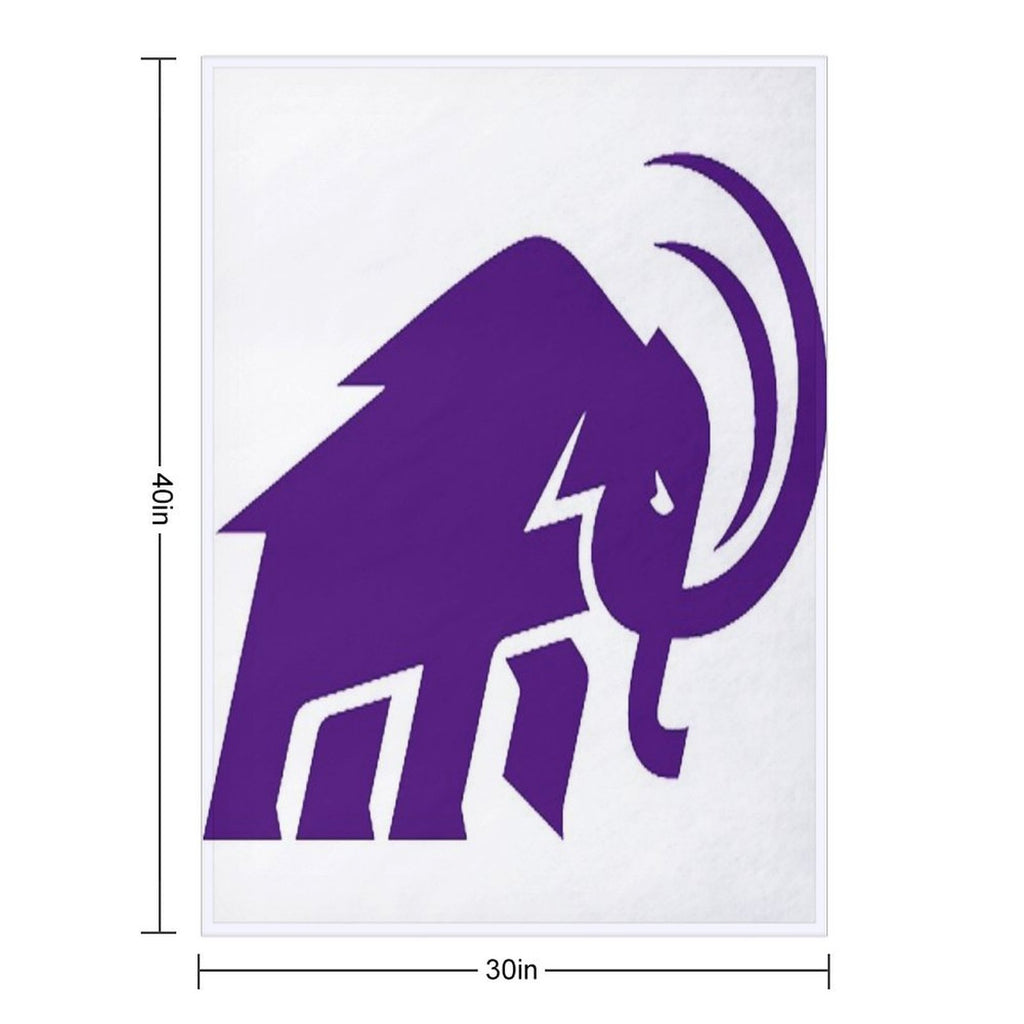 Amherst College Logo Gift-ready Throw Blanket