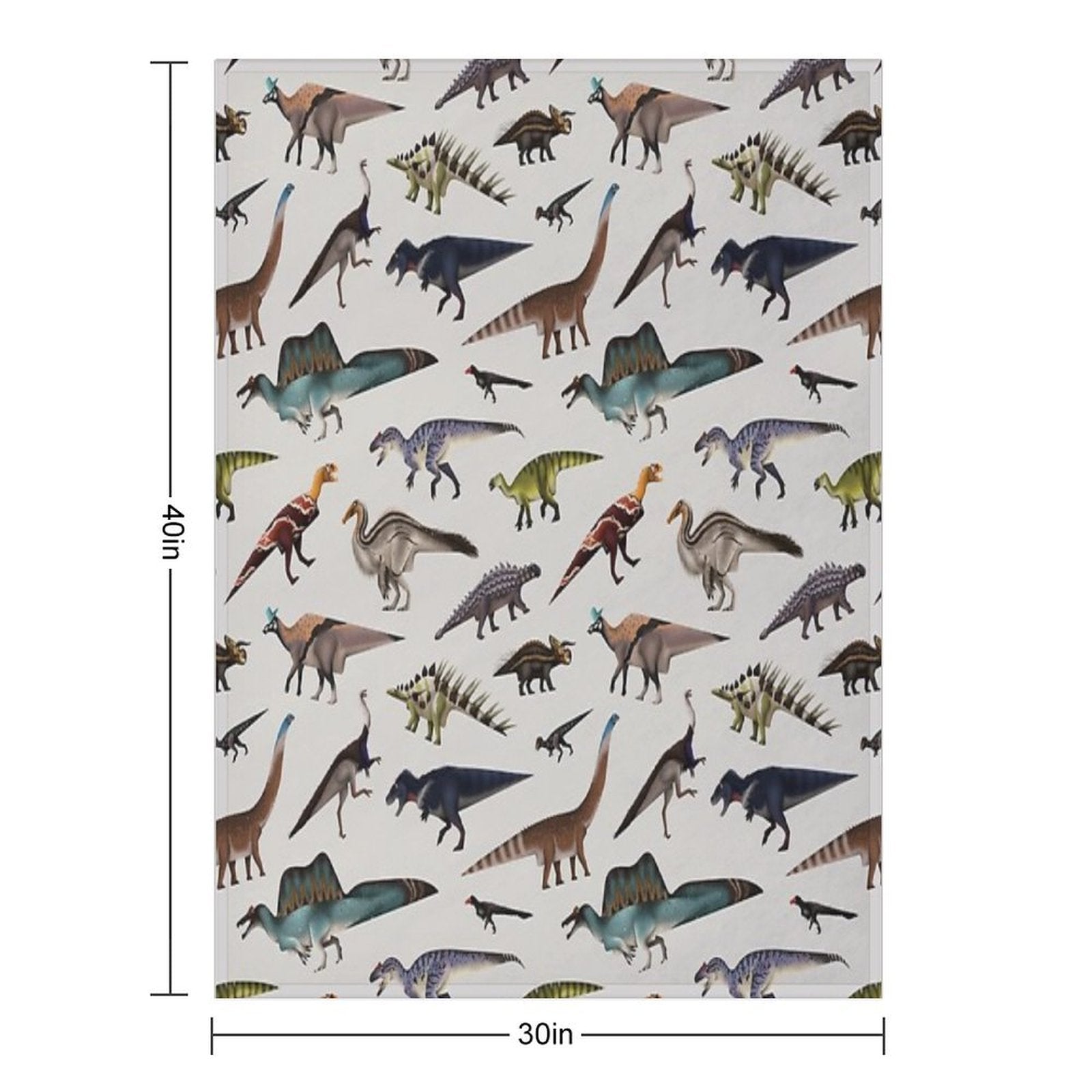 Dinosaurs Compact Throw Blanket