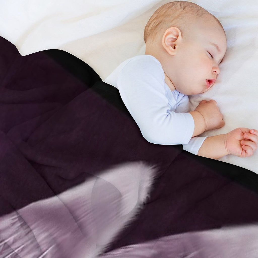 Lucifer Purple Wings Comfort Throw Blanket