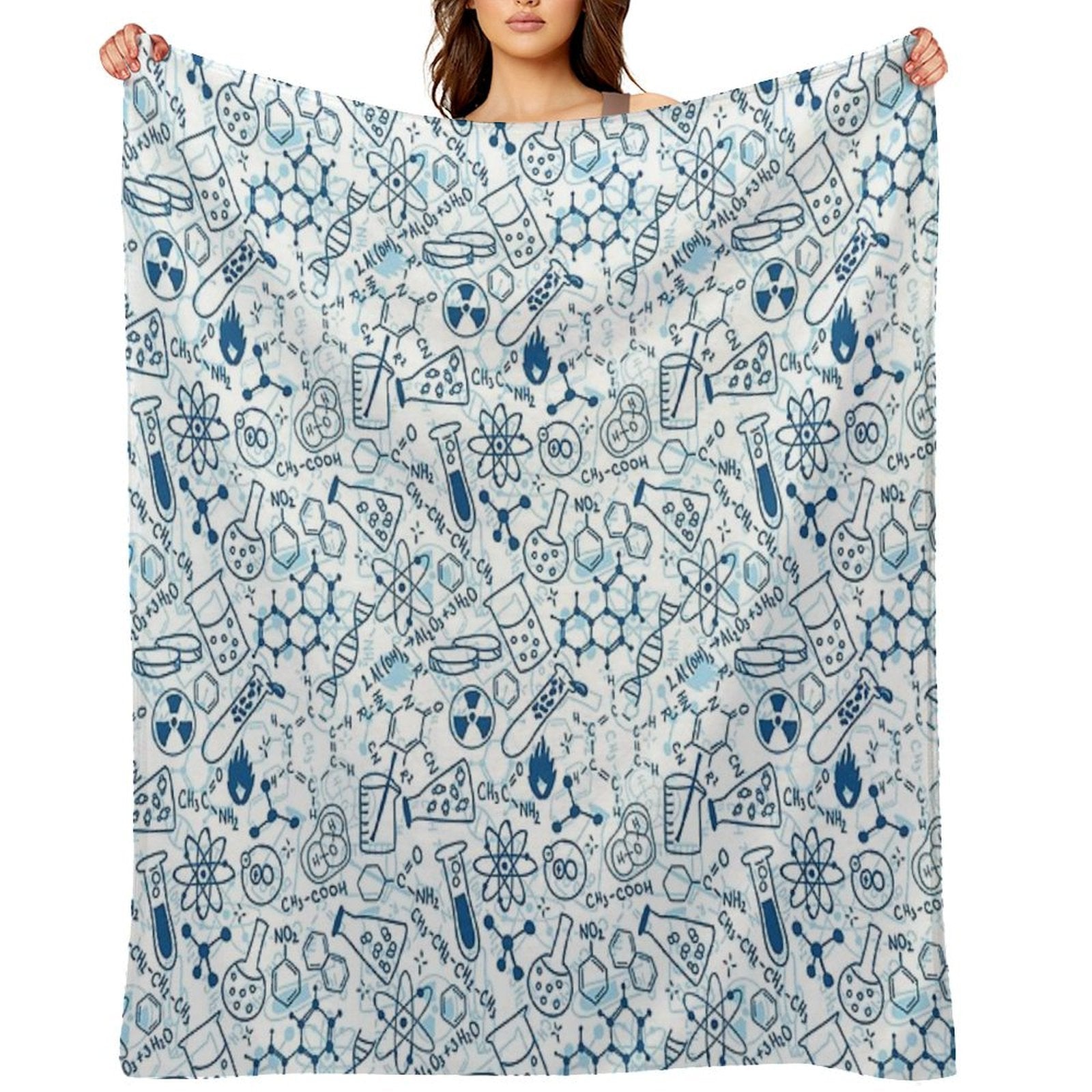 Chemistry Durable Throw Blanket