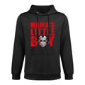 Mamas Little Boy Halloween Costume Horror Friday Movie Relaxed Fit Hoodie