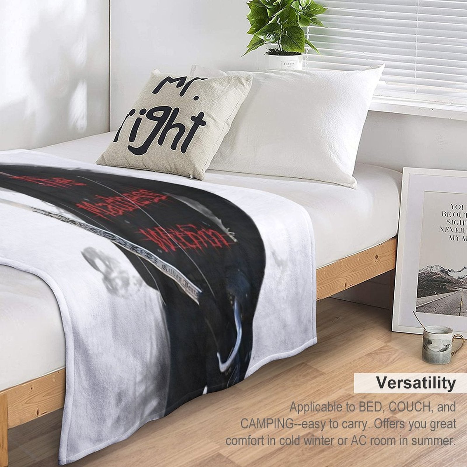 The Madness Within All-season Throw Blanket
