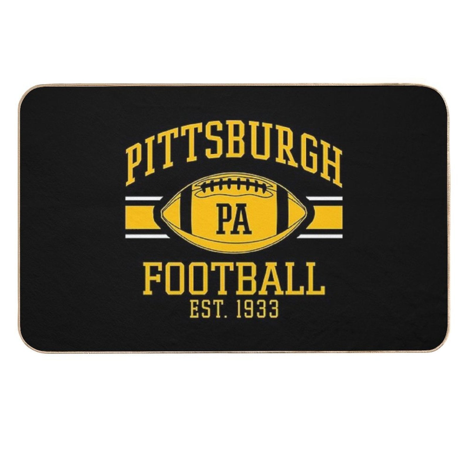 Vintage Pittsburgh Retro Steelers PA Football Team Goalline Sport Lover Gift For Fan  High-Traffic Bath Mat