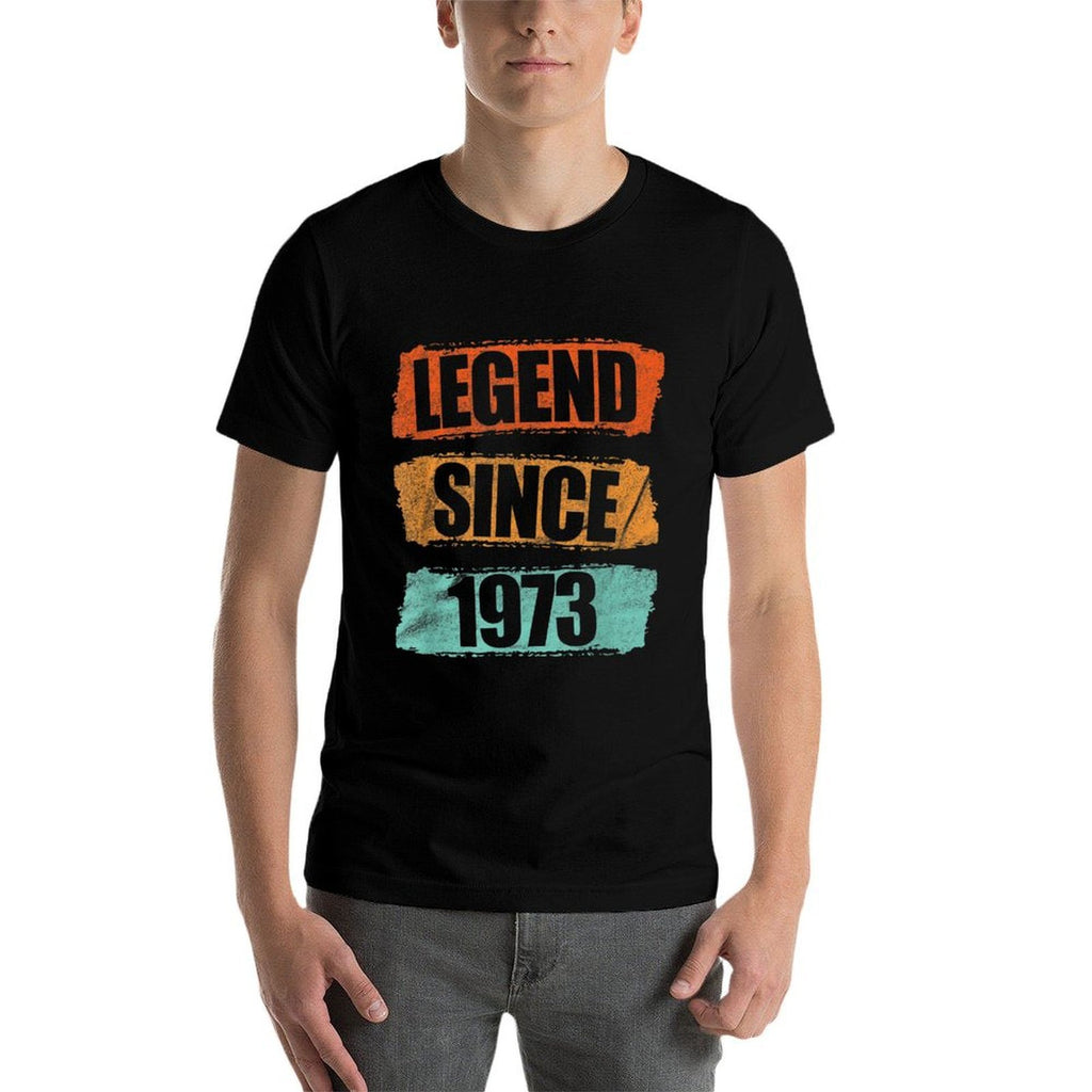 50 Years Old Legend Since 1973 50th Birthday  Moisture-wicking T-Shirt