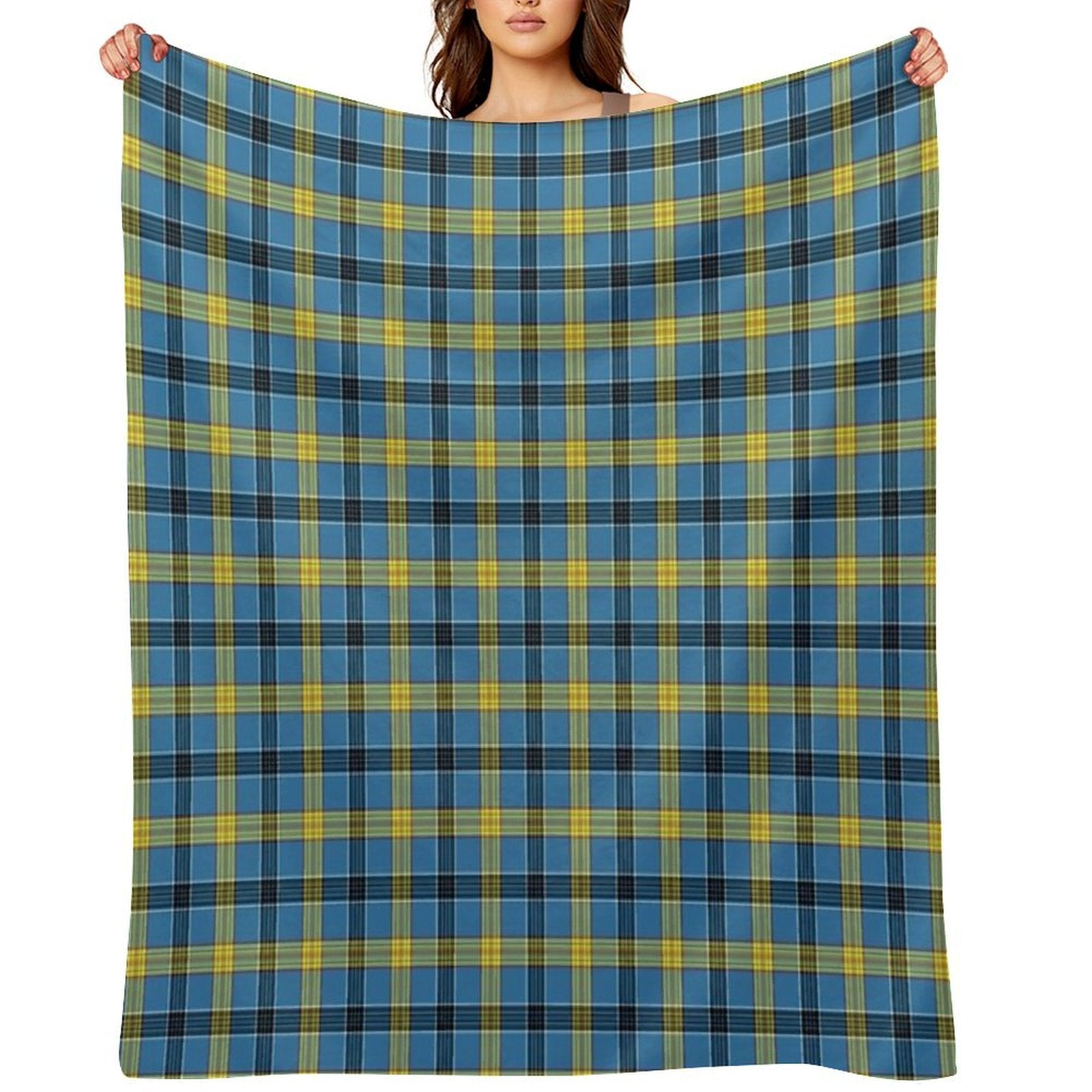 Clan Laing Tartan Gift-ready Throw Blanket