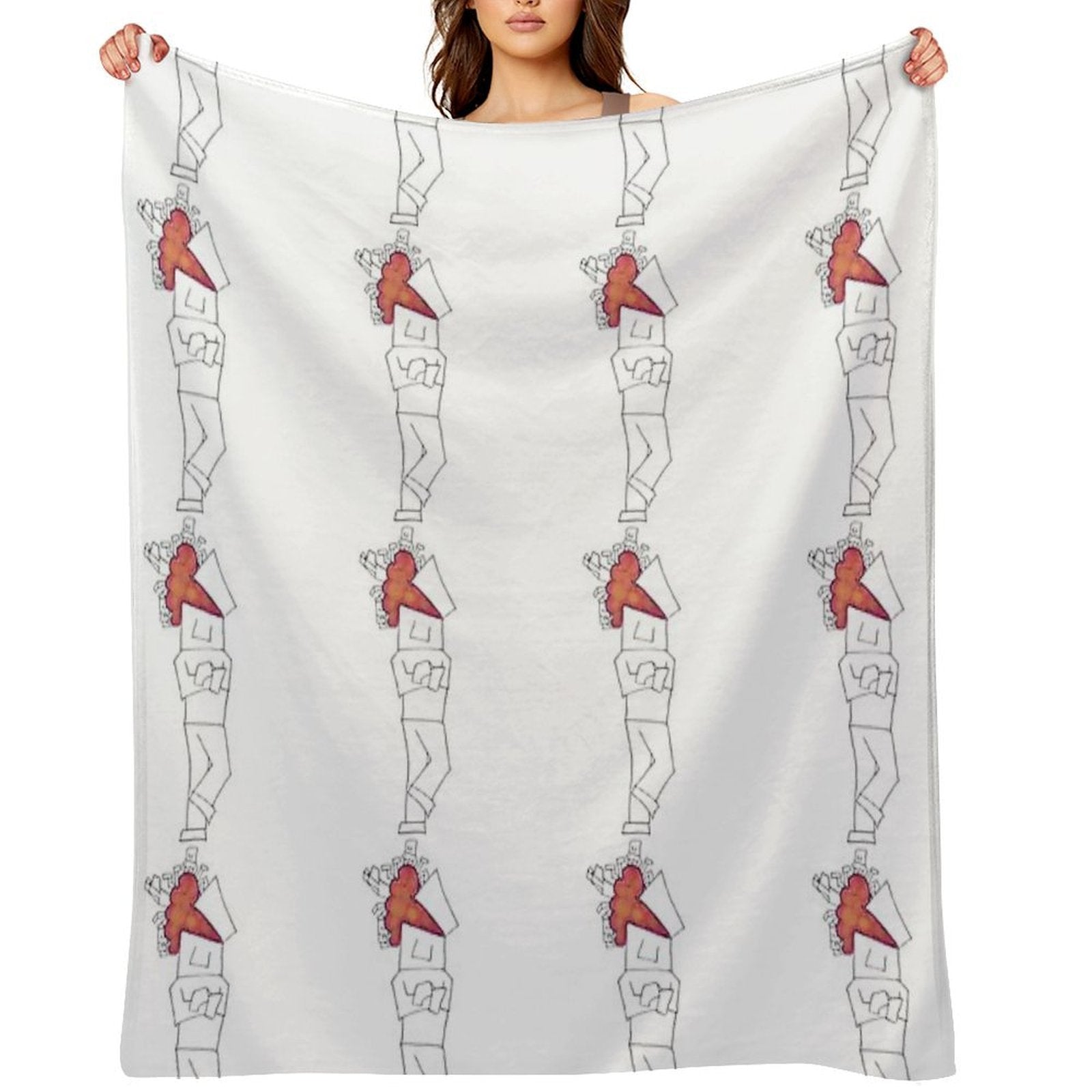Thinking Travel-friendly Throw Blanket