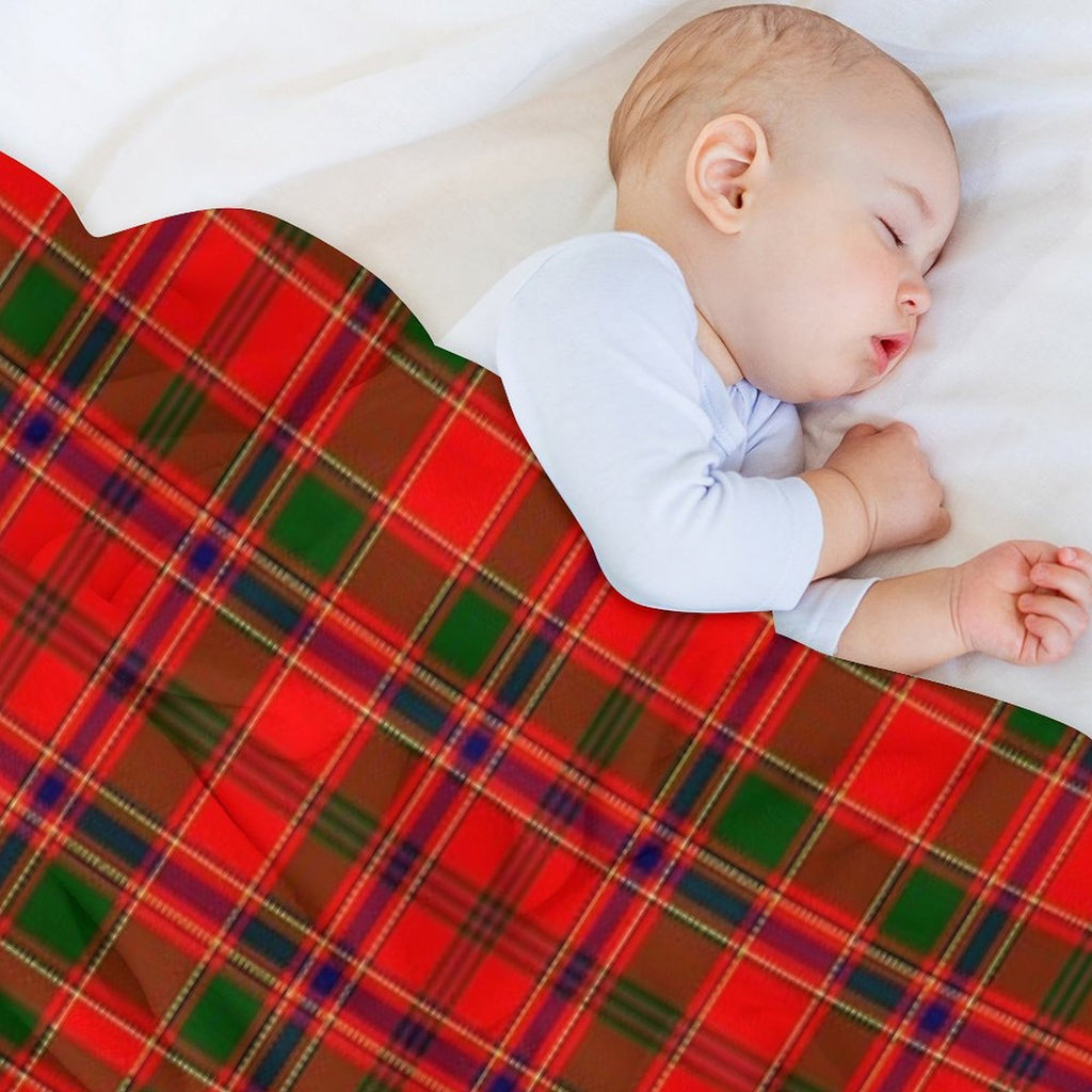Clan Munro Tartan Quick-dry Throw Blanket