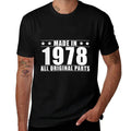 Made in 1978 T for Men Women - 40th Birthday Gifts  Eco-friendly Material T-Shirt