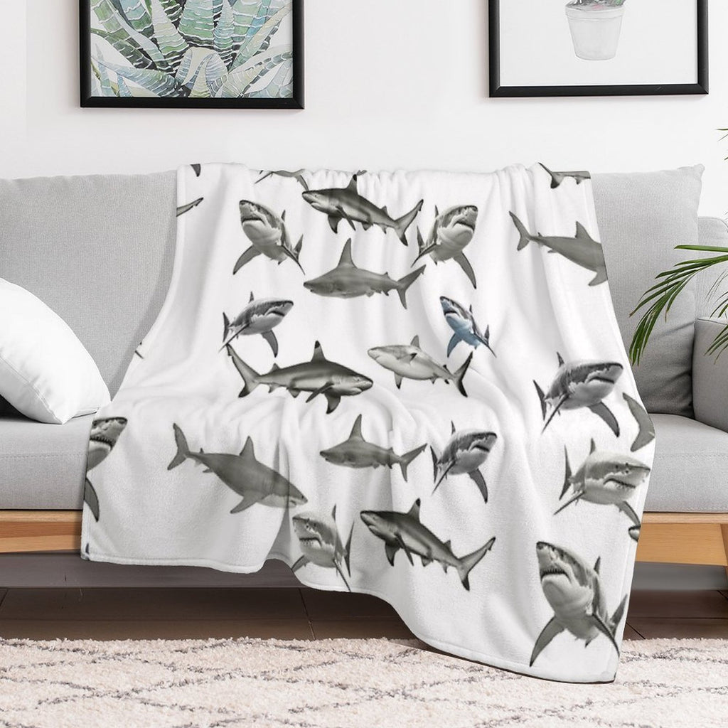 Shark Eco-conscious Throw Blanket