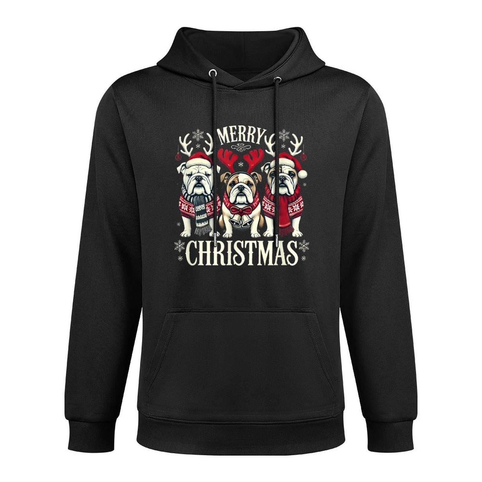 Christmas English Bulldog Mom English Bulldog Christmas Colorfast Hoodie
