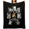 Best Clear Design of American Legend Singer Songwriter  Actor Cliff Richard Comfort Throw Blanket