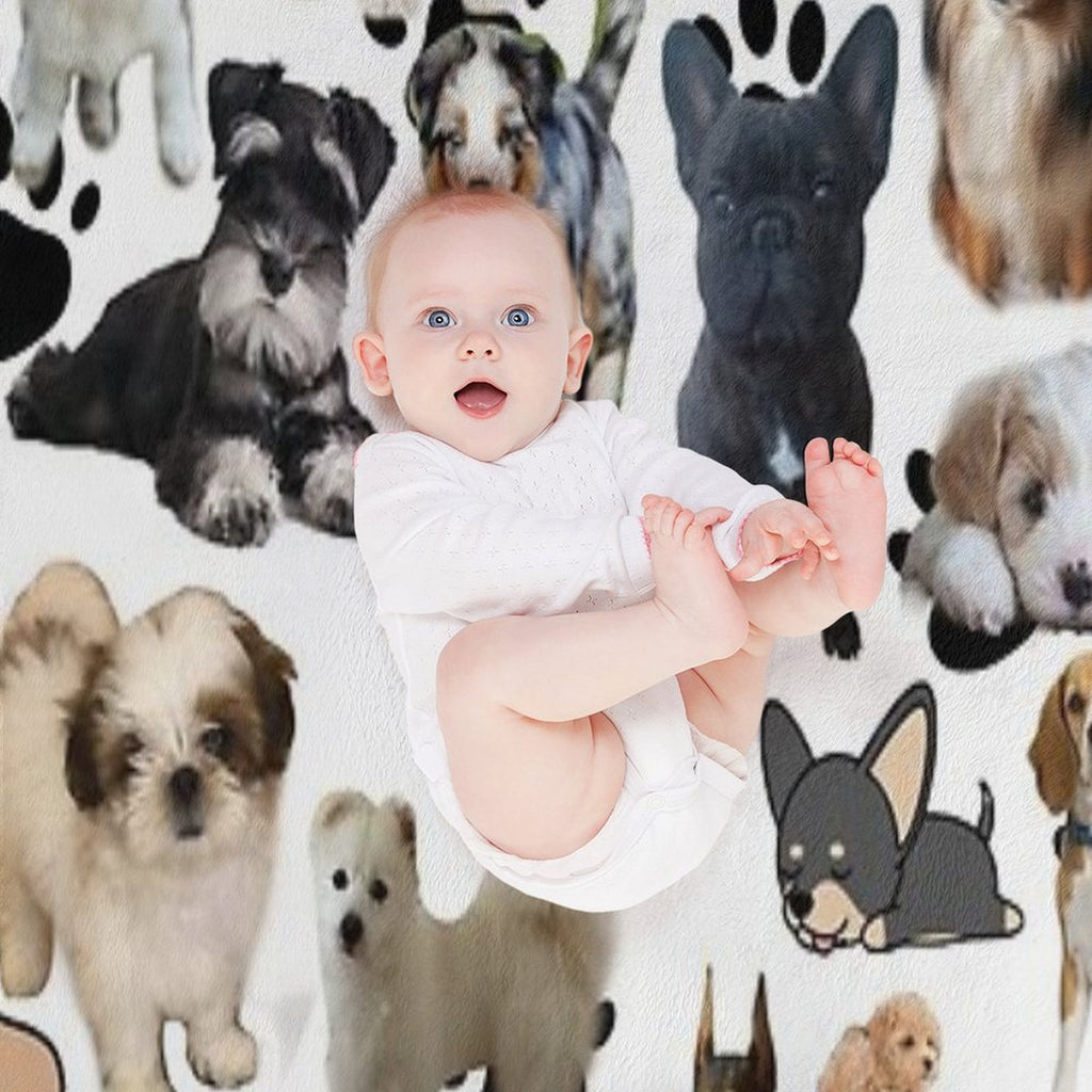 Dog Lovers Anti-pilling Throw Blanket