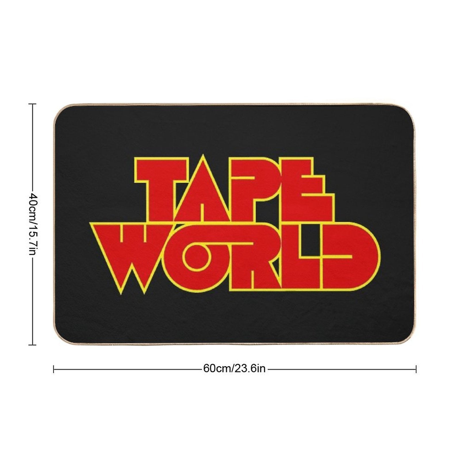 Vintage Tape World  Easy Maintenance Bath Mat