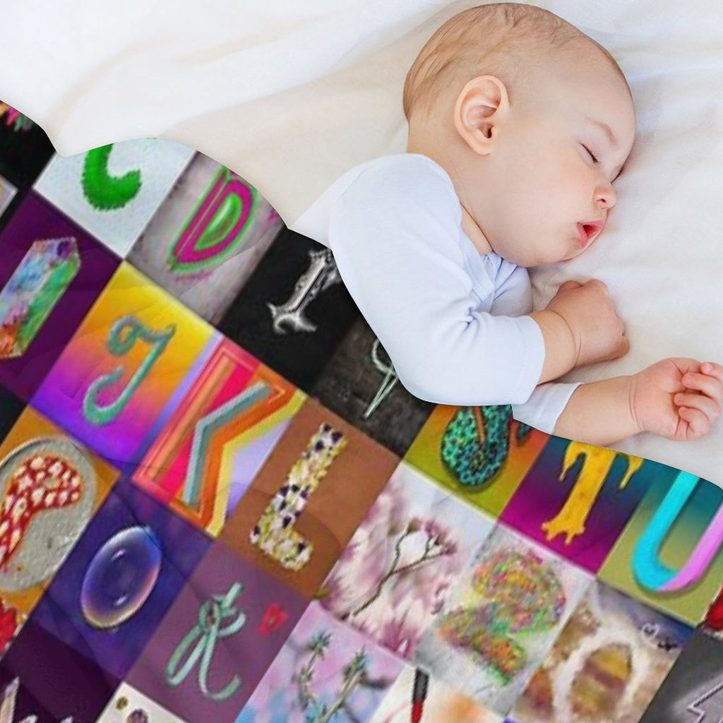 Alphabet 2023 Anti-pilling Throw Blanket