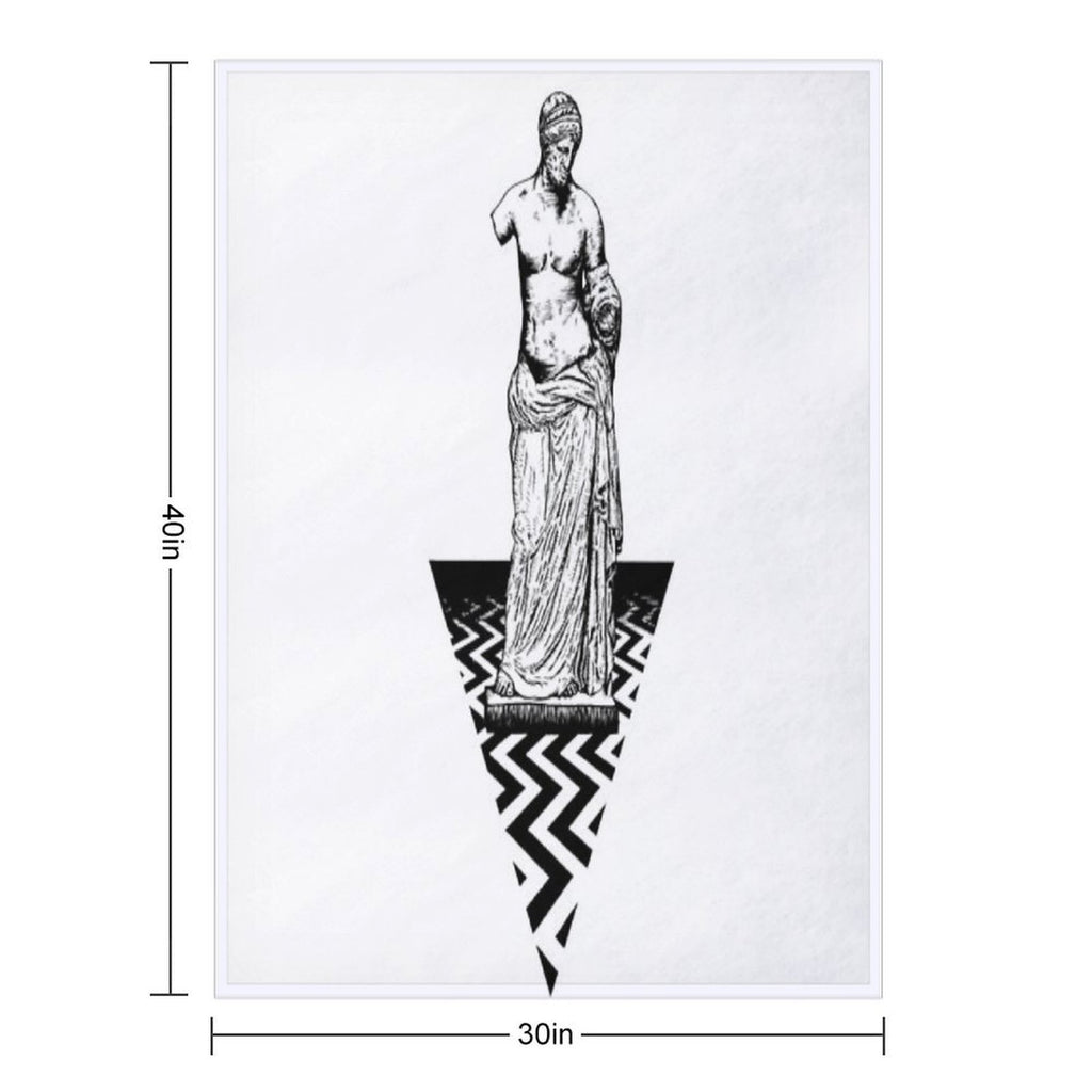 Black Lodge Venus One Quick-dry Throw Blanket
