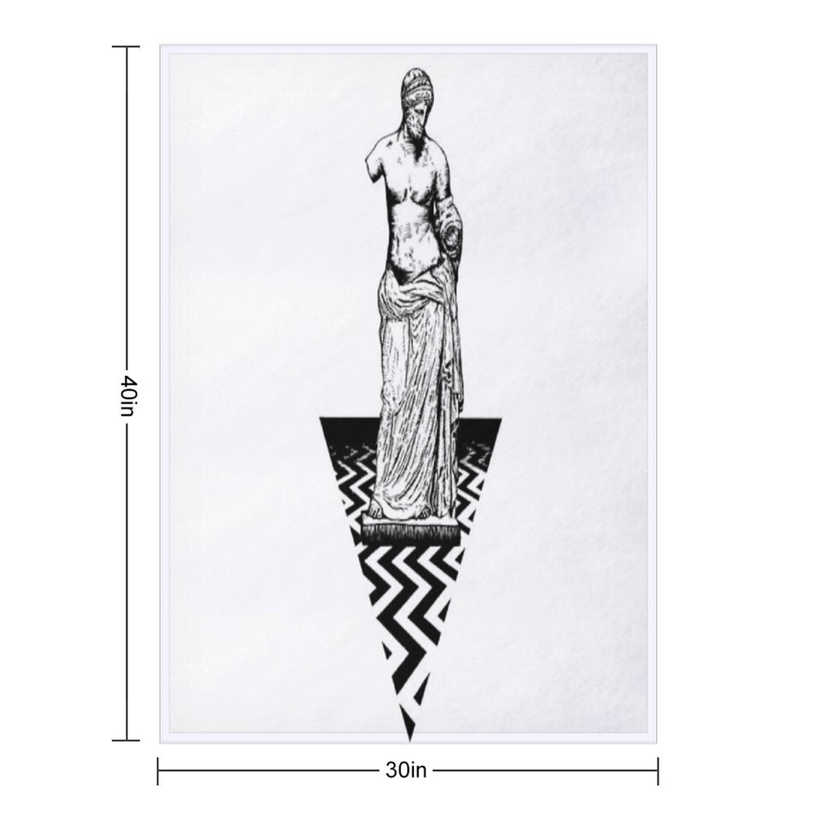 Black Lodge Venus One Quick-dry Throw Blanket