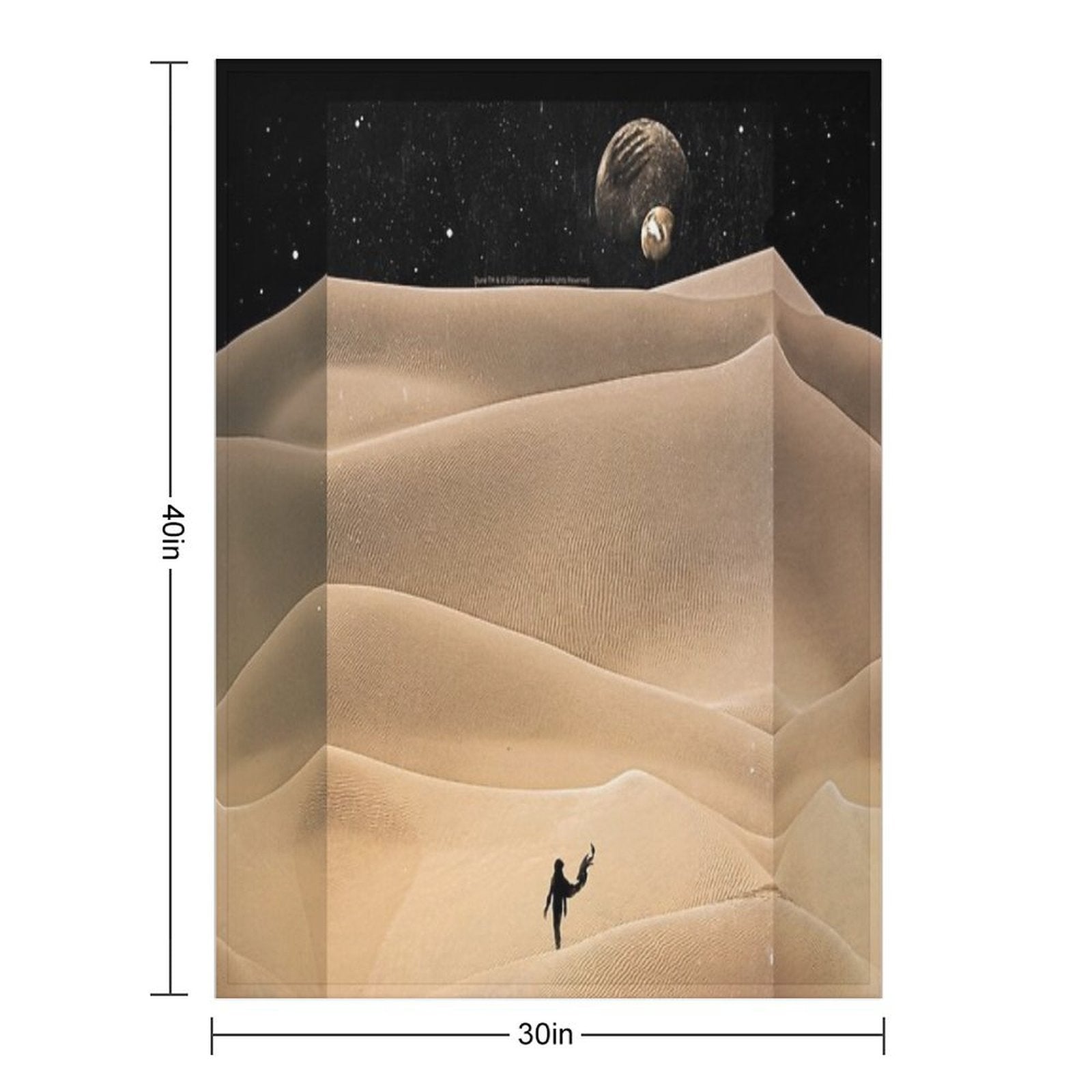 Dune, Arrakis Multi-functional Throw Blanket