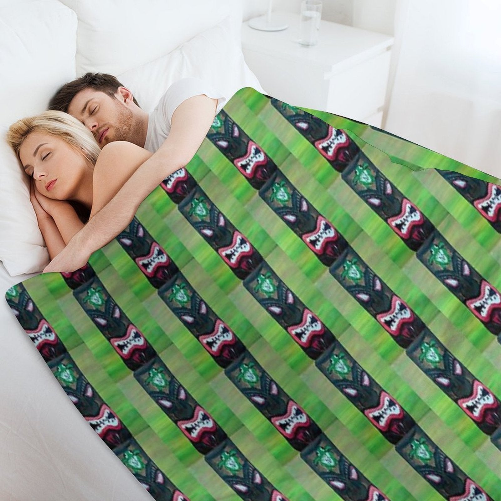 Tiki Tiki Quick-dry Throw Blanket