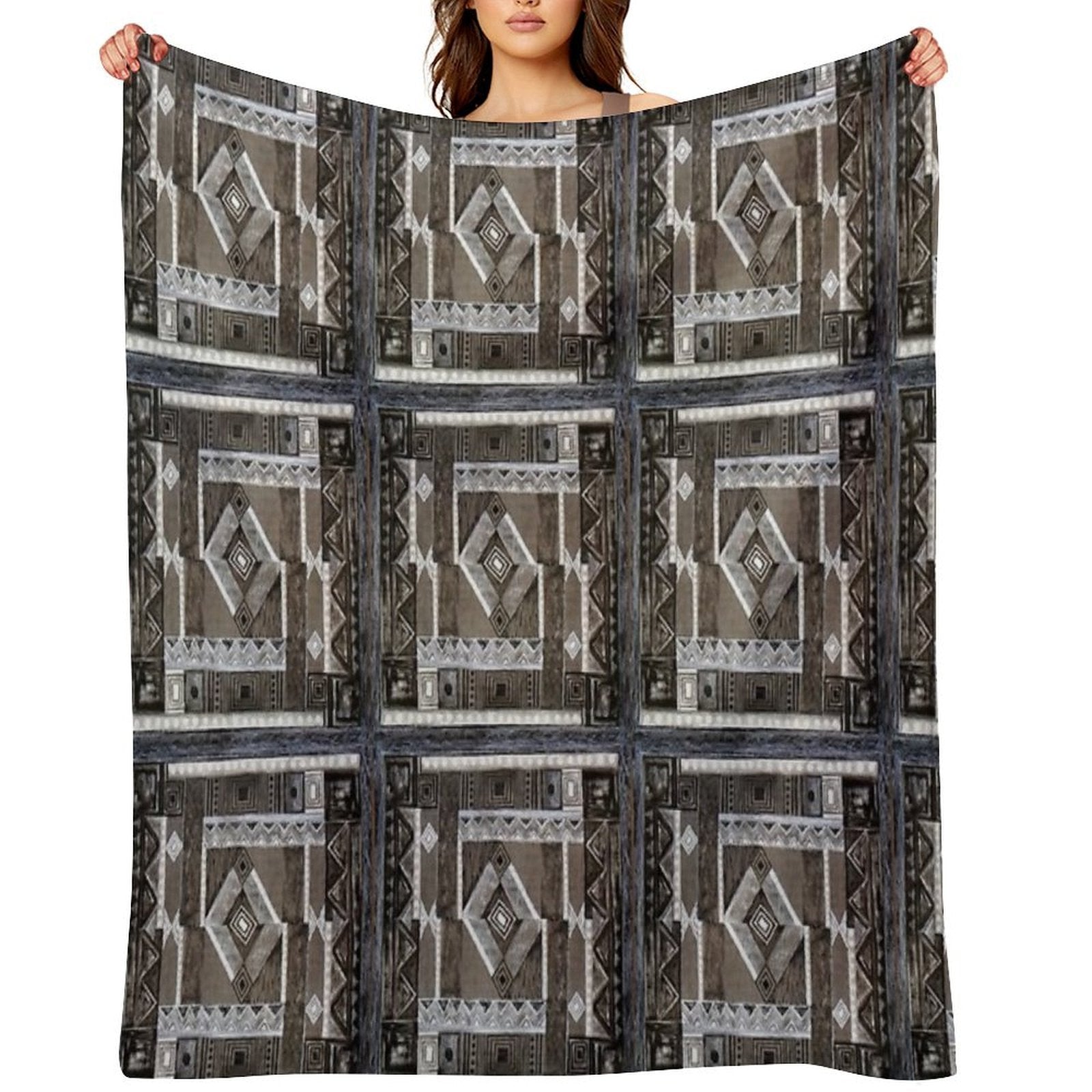 Ethnic Multi-functional Throw Blanket