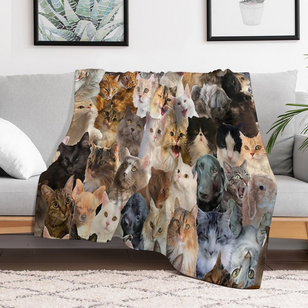 Cuteness Overload Wrinkle-free Throw Blanket