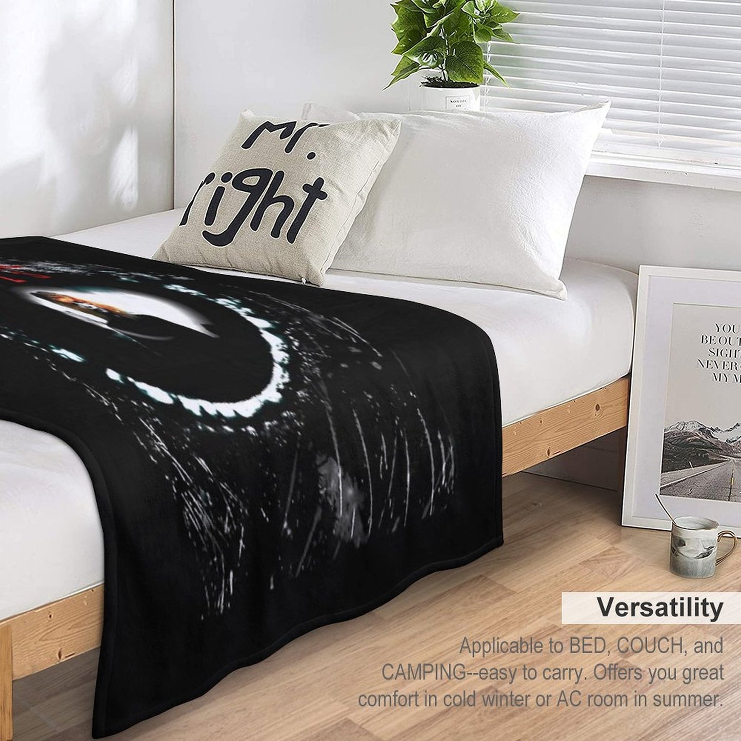 Mylene Farmer Nevermore, Mylene Farmer 2024 Travel-friendly Throw Blanket