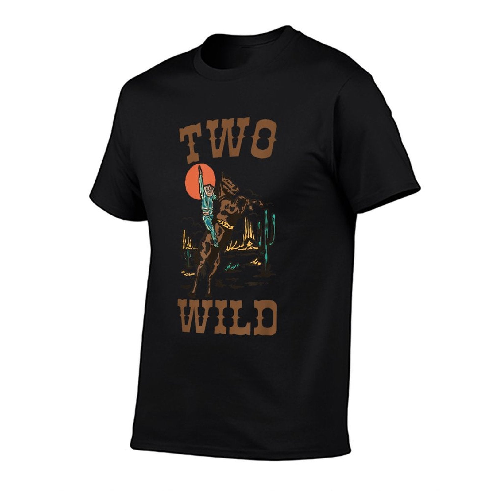 Two Wild 2nd Birthday Cowboy 2 Years Old Boys Kids  Lightweight T-Shirt