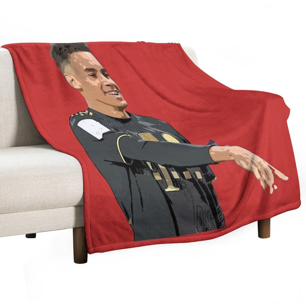 Jamal Musiala Shrink-resistant Throw Blanket