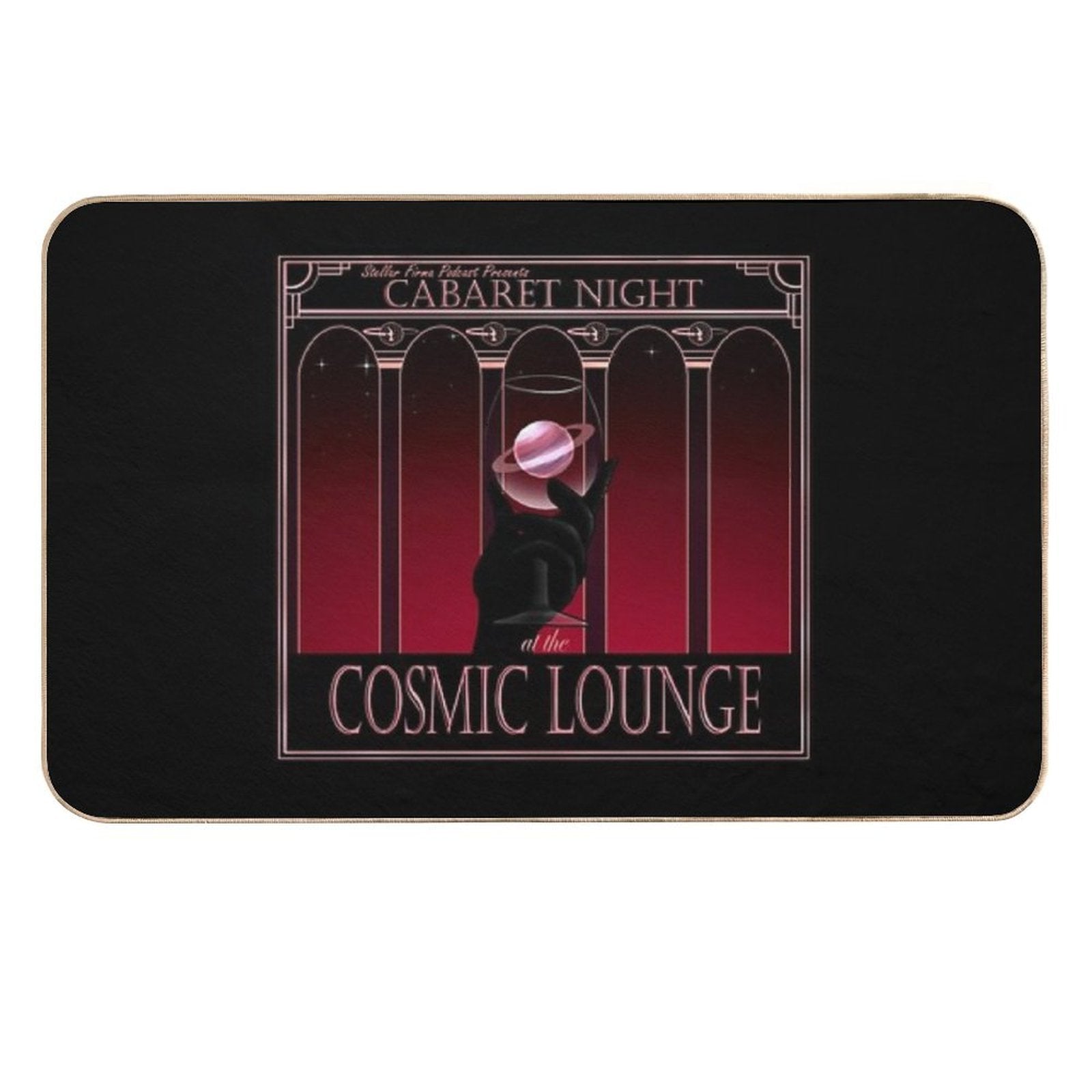 Cosmic Lounge Cabaret  High-Traffic Bath Mat