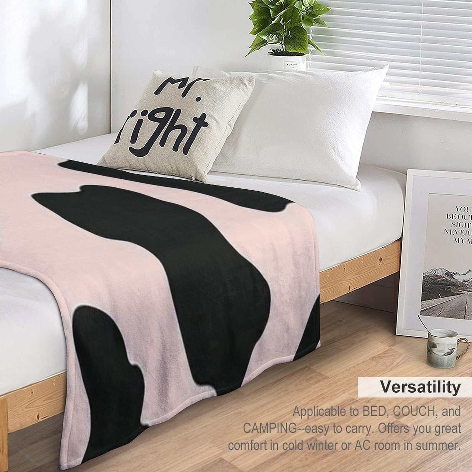 Mooo Comfort Throw Blanket