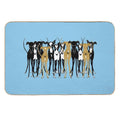Greyhound Gathering  Repositionable Bath Mat