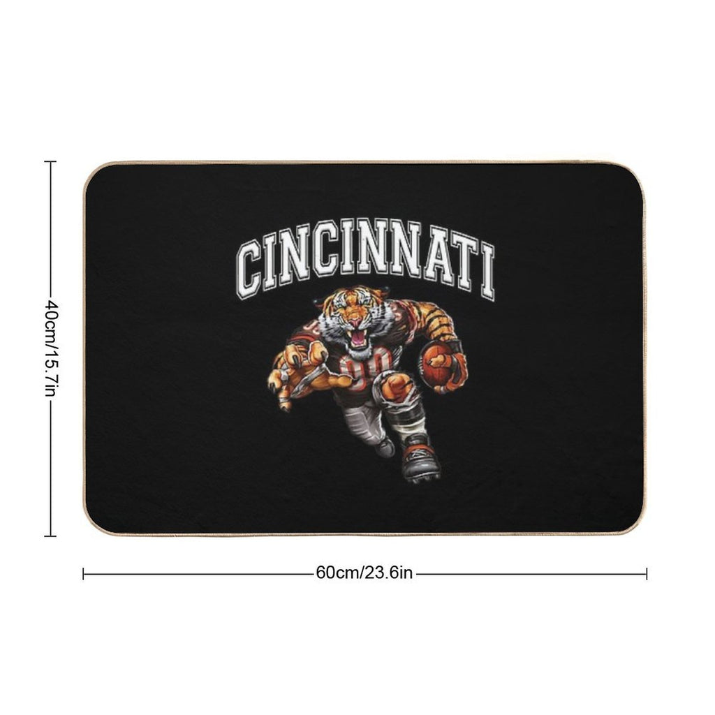 Cincinnati Football  Toxin-Free Bath Mat