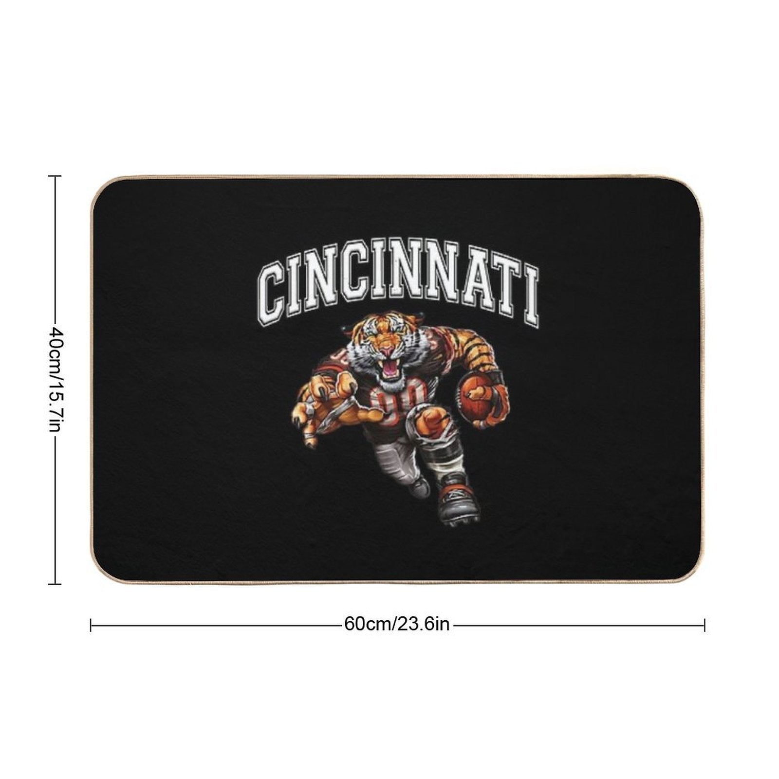 Cincinnati Football  Toxin-Free Bath Mat