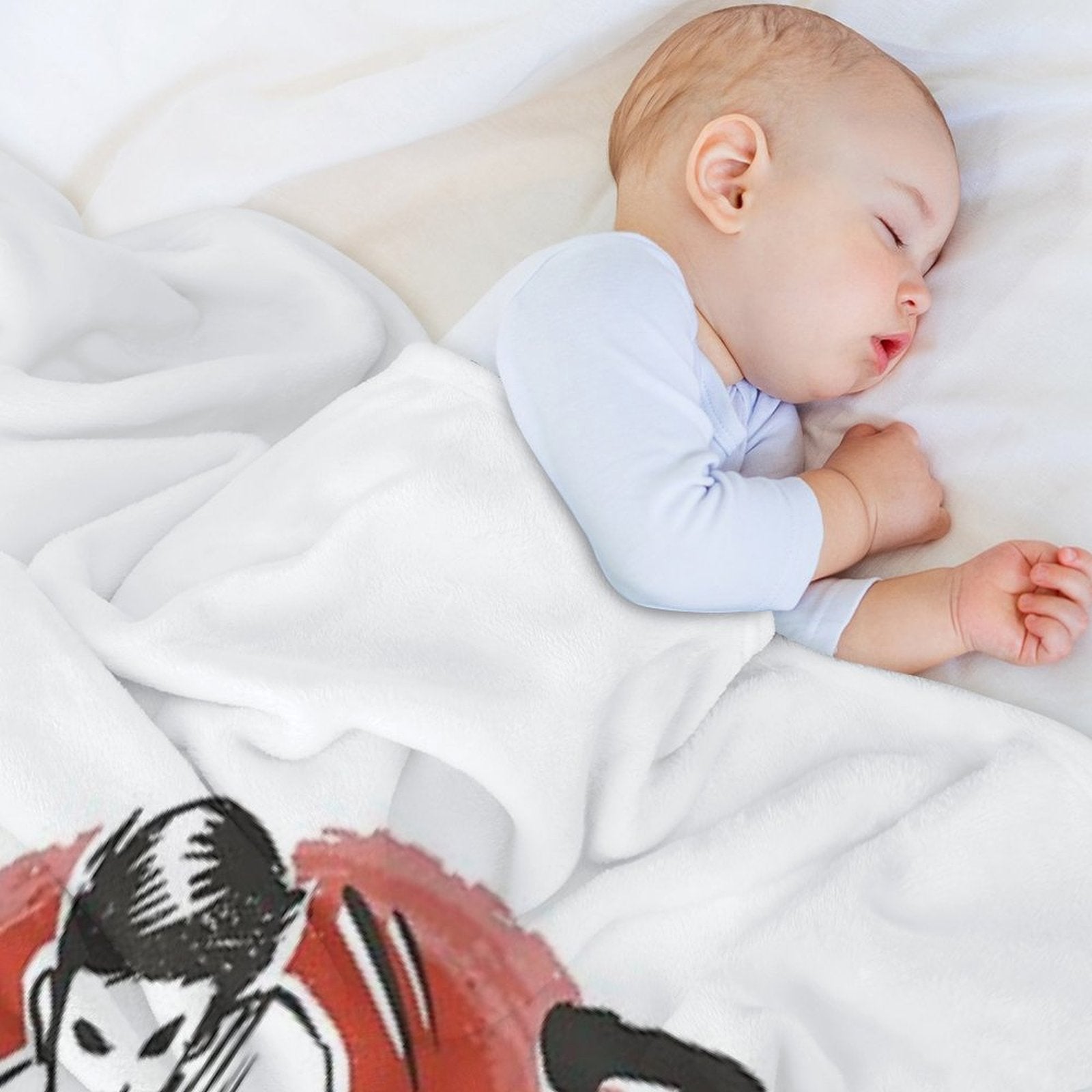 Martial Arts  Judo Easy Care Throw Blanket