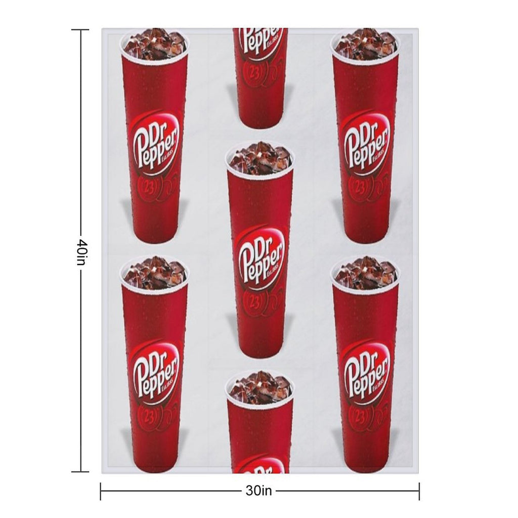 Dr Pepper Multi-functional Throw Blanket