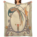 Art Nouveau Quick-dry Throw Blanket