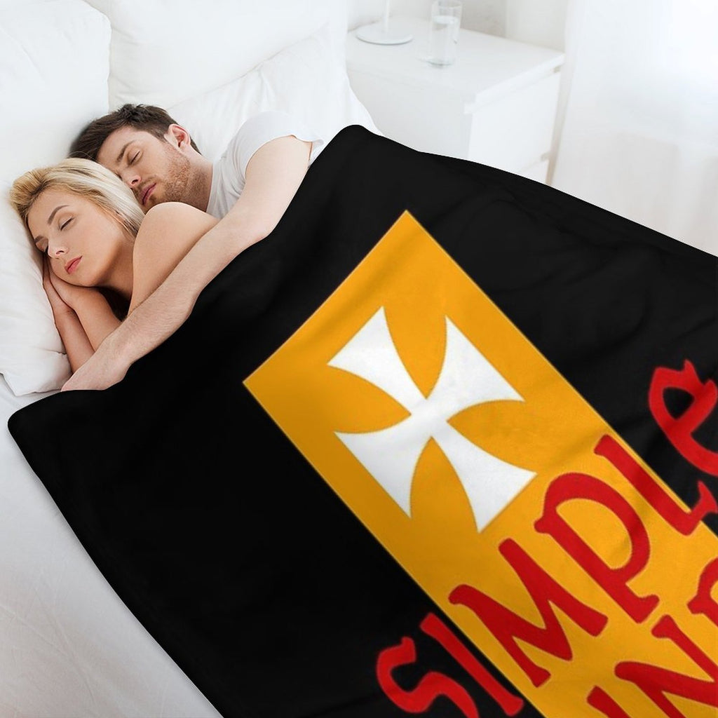Simple Minds Comfort Throw Blanket